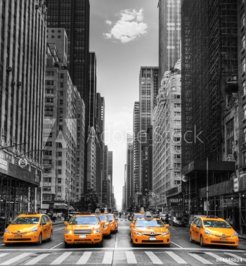 Picture of Avenue avec des taxis New York
